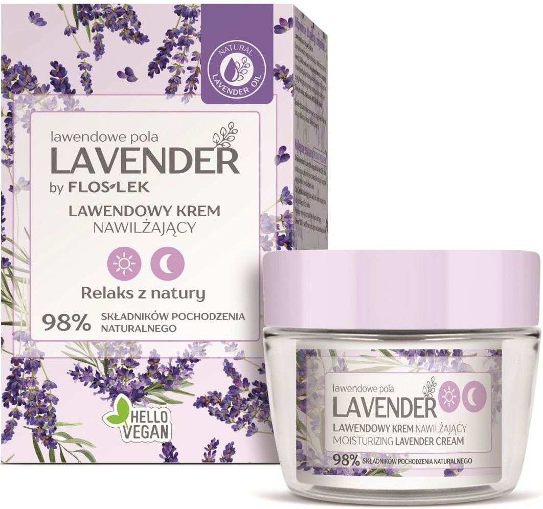 Floslek Moisturizing Lavender Cream