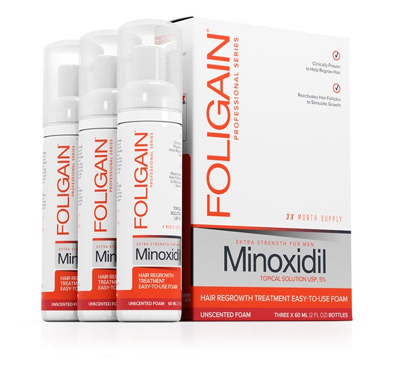 Foligain Ultra-pure Minoxidil 5% Hair Regrowth Foam