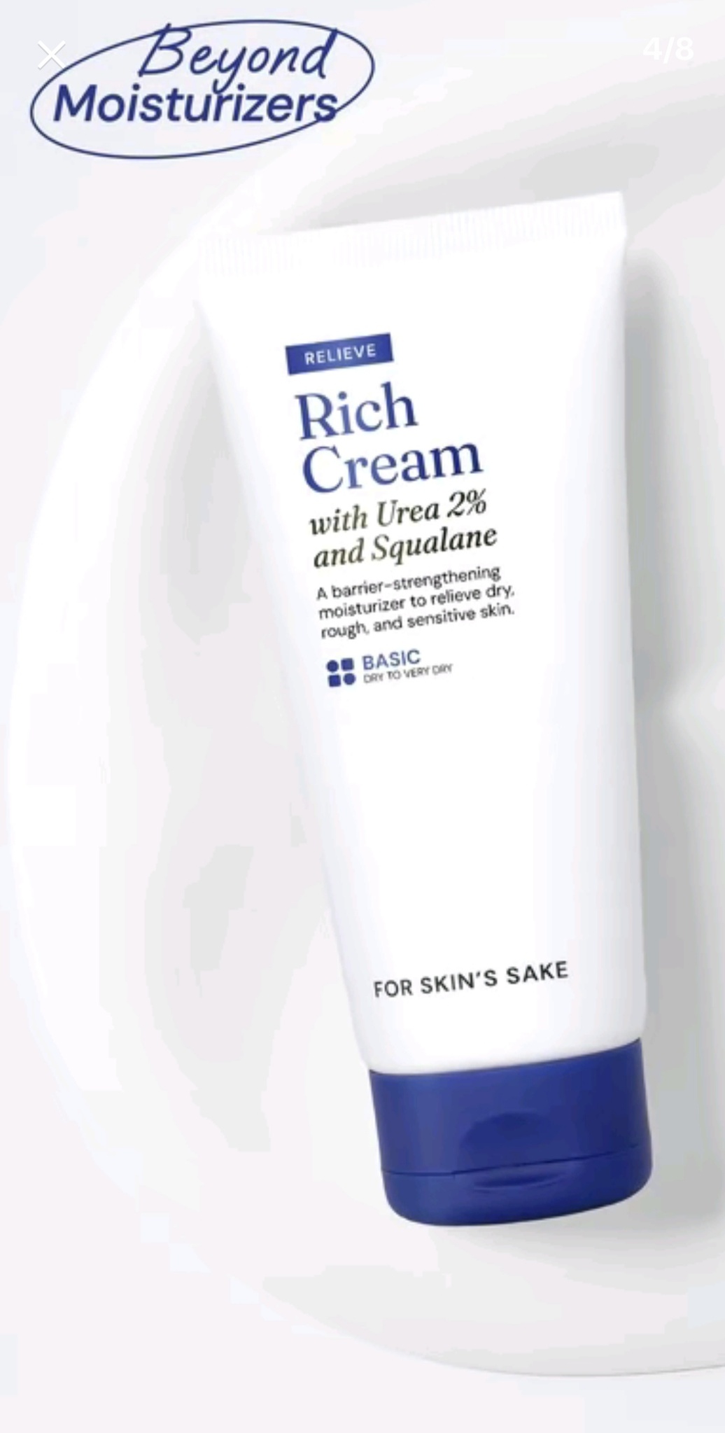 For Skin's Sake Rich Cream With Urea 2% And Squalane