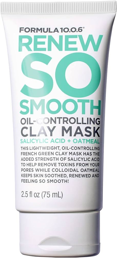 Formula 10.0.6 Renew So Smooth Oil-controlling Face Mask Salicylic Acid + Oatmeal