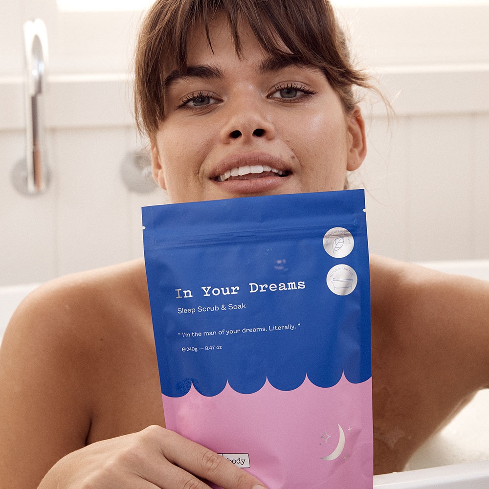 Frank Body In Your Dreams Sleep Scrub And Soak