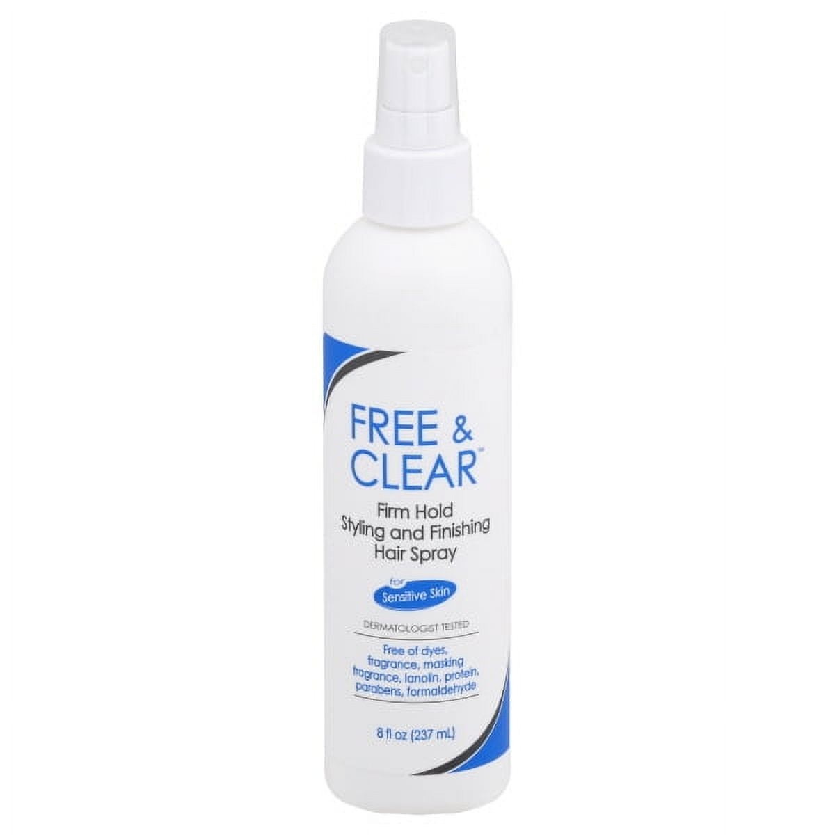 Free and Clear Firm Hold Styling & Finishing Hair Spray For Sensitive Skin