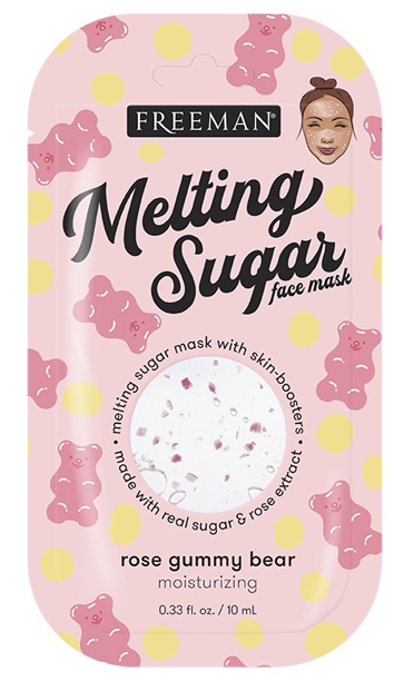 Freeman Melting Sugar Moisturizing Rose Gummy Bear Face Mask