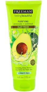 Freeman beauty Feeling Beautiful, Purifying Clay Mask, Avocado + Oatmeal