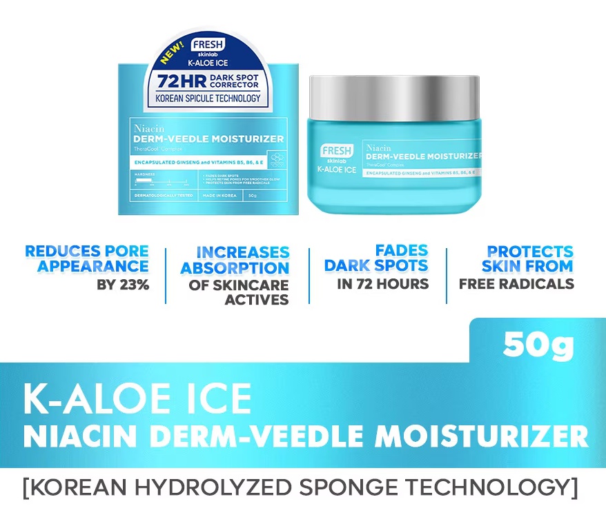 Fresh Skinlab K-aloe Ice Niacin Derm-Veedle Moisturizer
