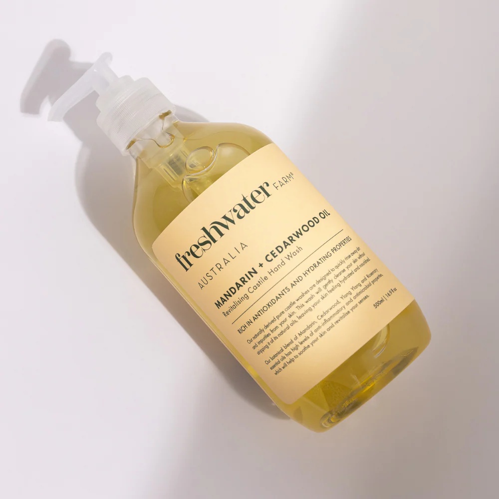 Freshwater Farm Hand Wash | Revitalising Mandarin + Cedarwood Oil