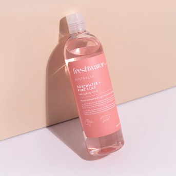 Freshwater Farm Rosewater + Pink Clay Cleansing Body Wash