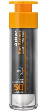 Frezyderm Active Sun Screen Tinted Face Cream SPF 50+