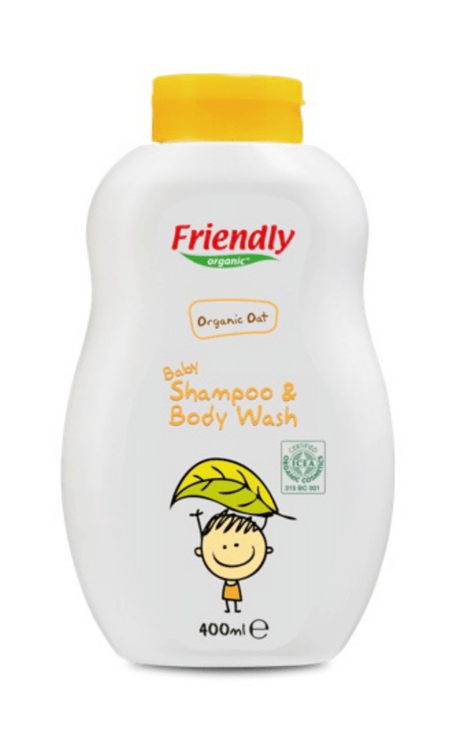 Friendly Organic Baby Shampoo & Body Wash Organic Oat