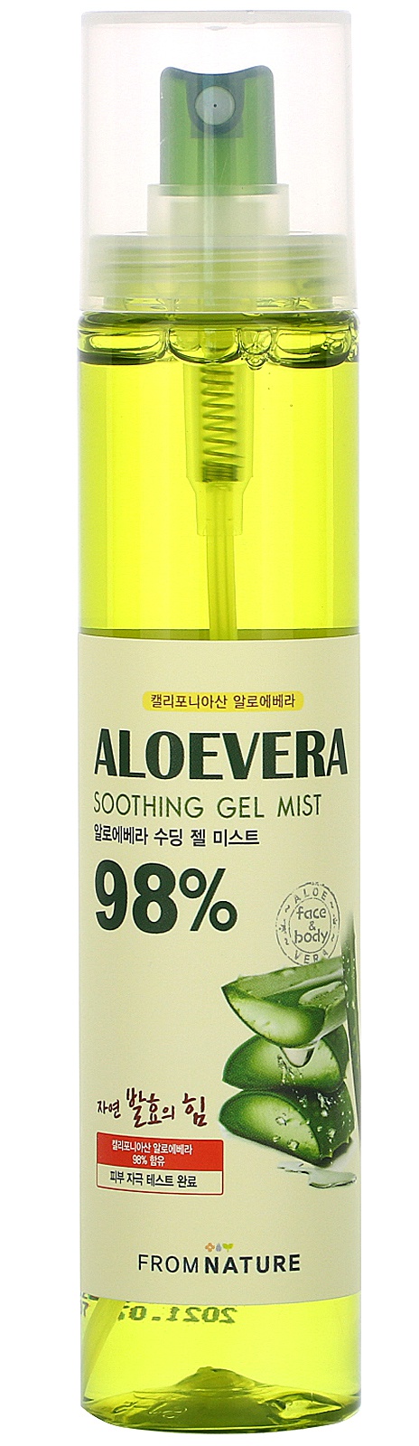 From Nature Aloevera 98% Soothing Gel Mist