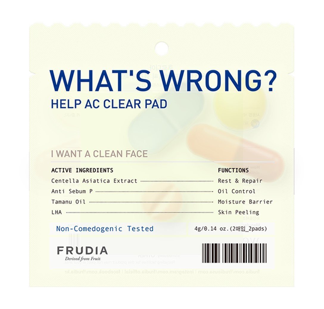Frudia Whats Wrong? Help Ac Clear Pad