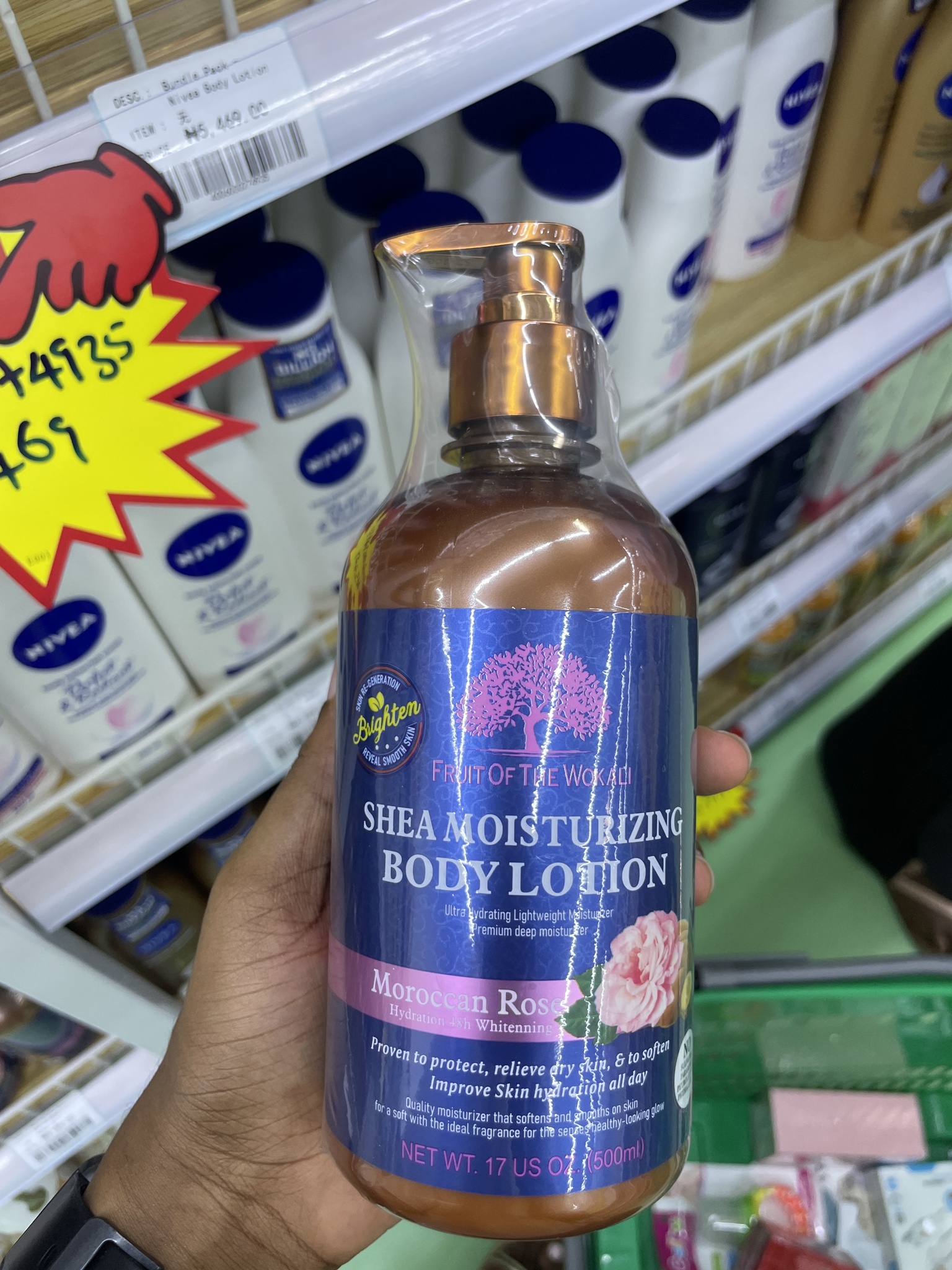 Fruit of the Wokali Shea Moisturising Body Lotion