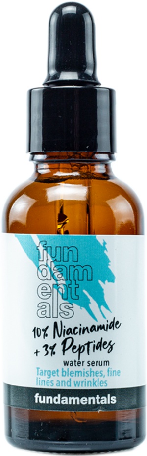 Fundementals Skincare 10% Niacinamide, 3% Peptides, Anti-blemish And Anti-ageing Serum