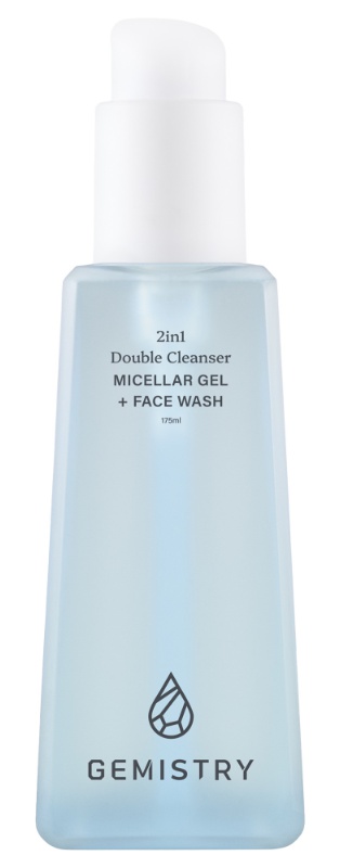 GEMISTRY 2in1 Double Cleanser Micellar Gel + Face Wash