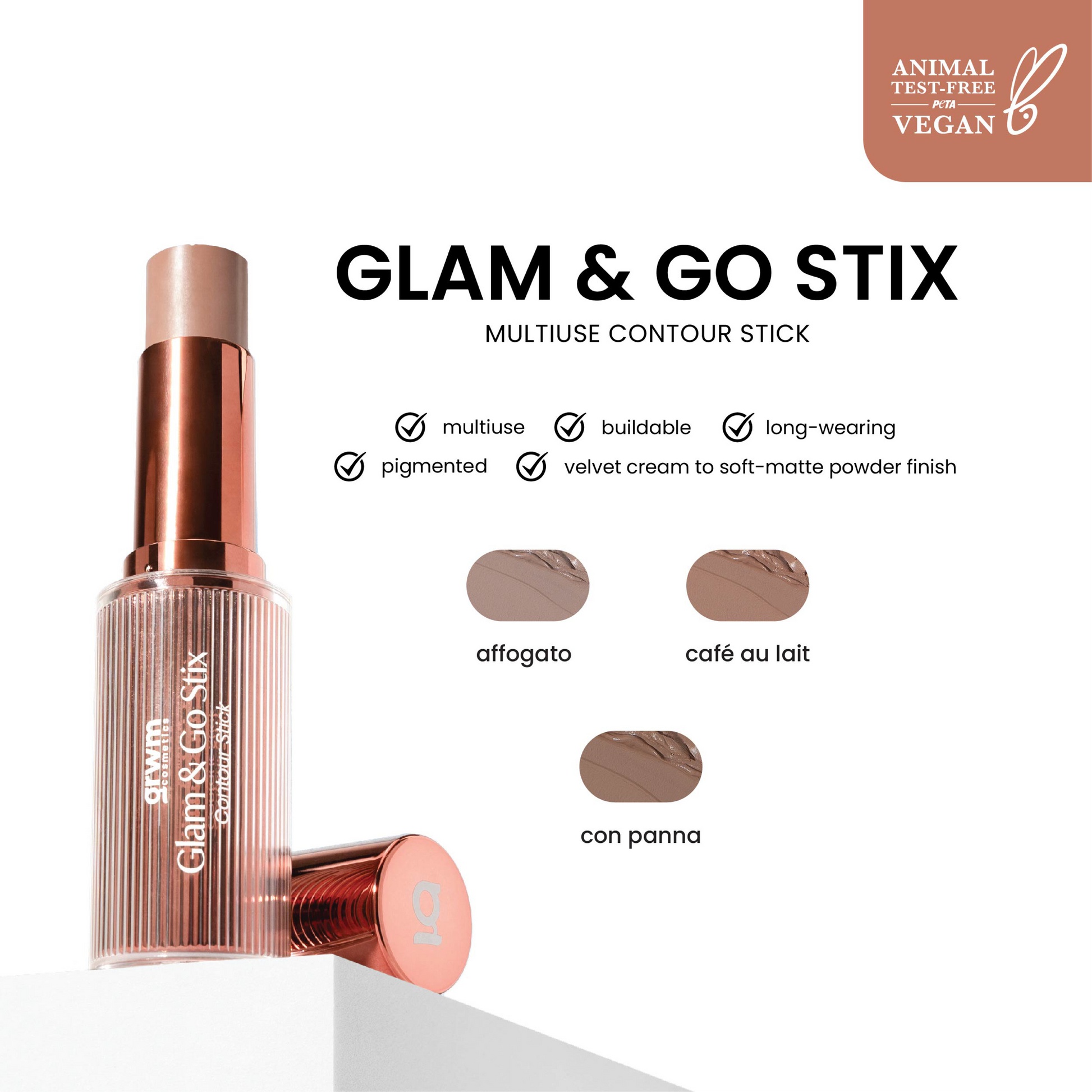 GRWM Cosmetics Glam & Go Stix Contour