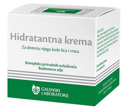 Galenski Laboratorij Moisturizing Cream - Face and Neck Day Care - Natural Moisturizer Complex - Almond Oil