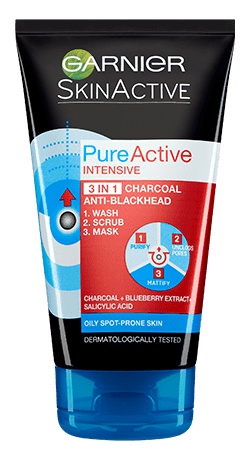 Garnier Pure Active Charcoal 3-in-1