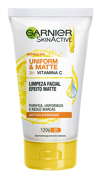 Garnier Sabonete Líquido SkinActive Uniform & Matte Vitamina C