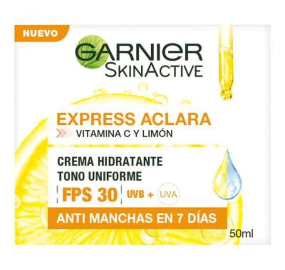 Garnier Skin Active Express Aclara Vitamina C Y Limón