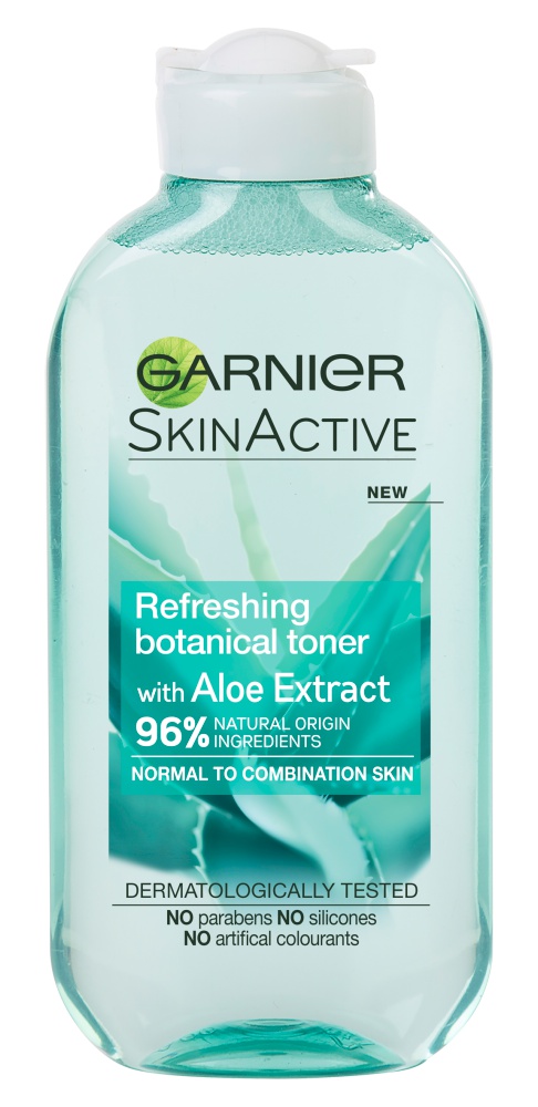 Garnier SkinActive Refreshing Botanical Toner With Aloe Extract for Normal To Combination Skin