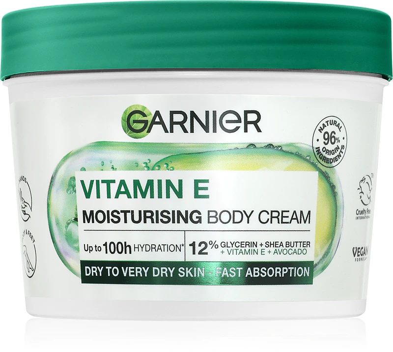 Garnier Vitamin E Moisturizing Body Cream