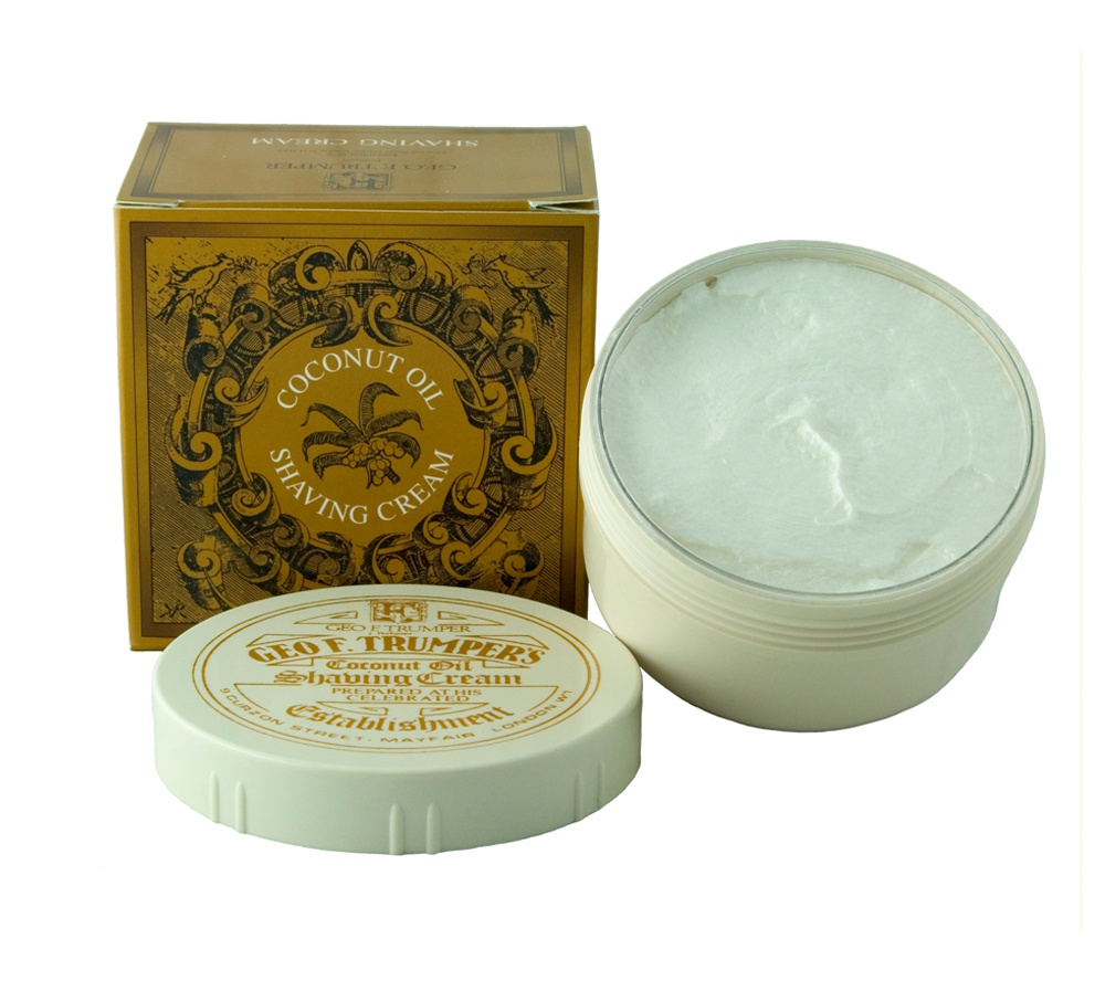 Geo. F. Trumper. Coconut Oil Soft Shaving Cream