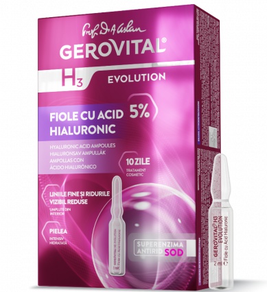Gerovital Fiole Cu Acid Hialuronic 5%