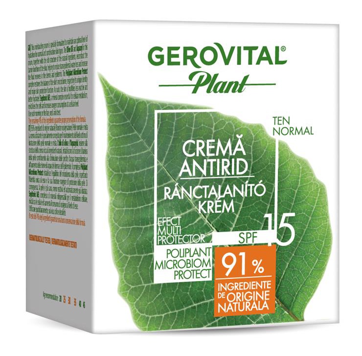 Gerovital Poliplant Microbiom Protect SPF 15 Plant
