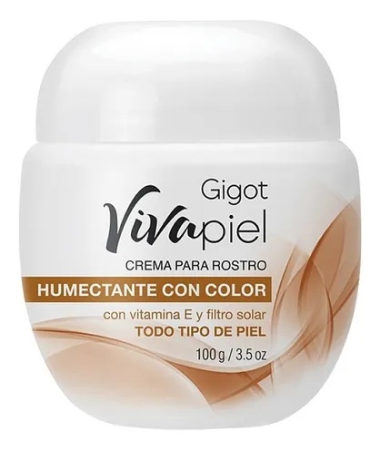 Gigot Viva Piel Crema Para Rostro Humectante Con Color