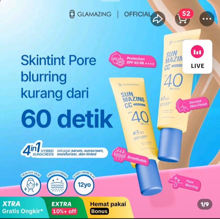 Glamazing Skintint Pore Blurring