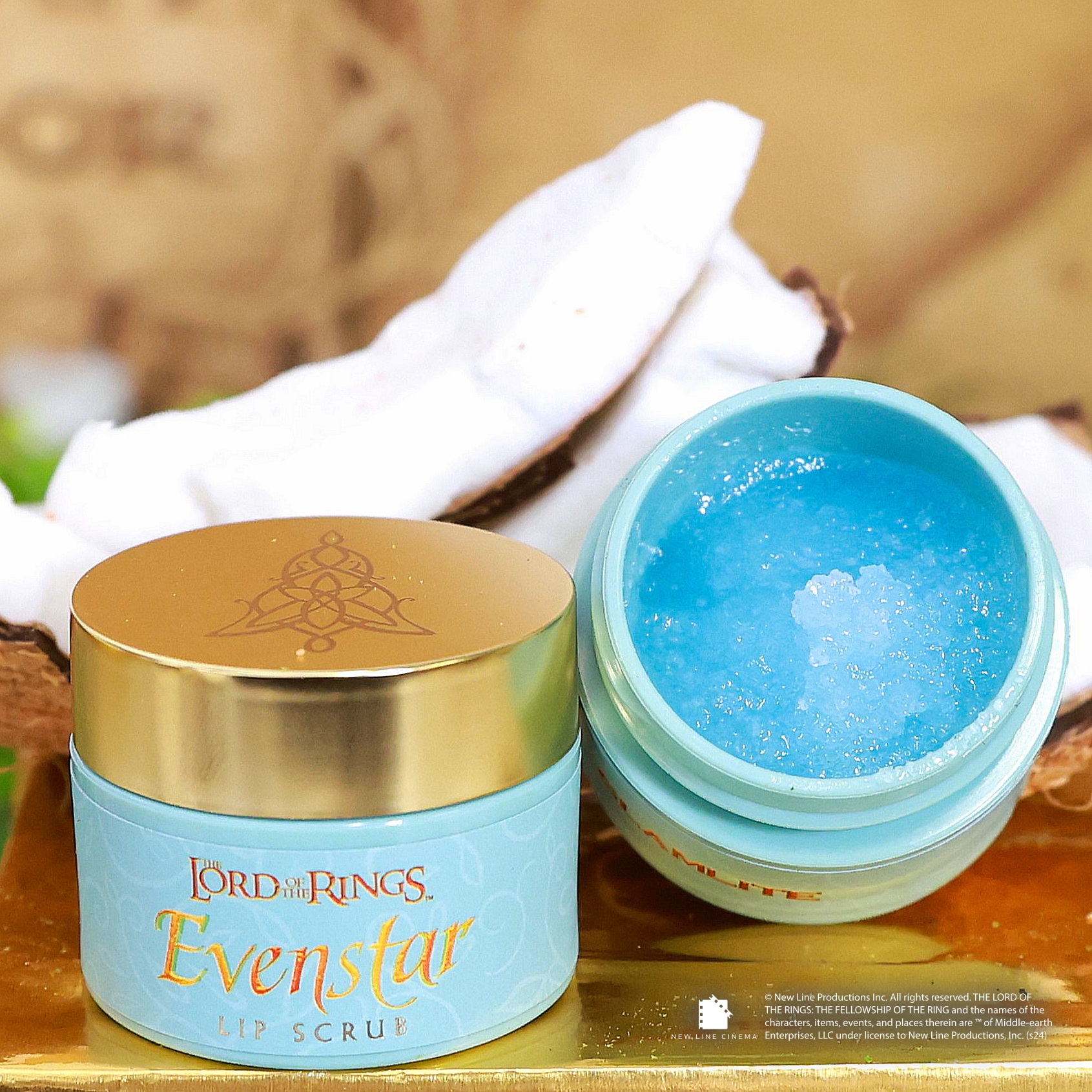 Glamlite The Lord Of The Rings Evenstar Lip Treatment - Coconut Repair Lip Scrub