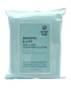 Global Beauty Care Smooth & Lift Collagen Cleansing Cloths