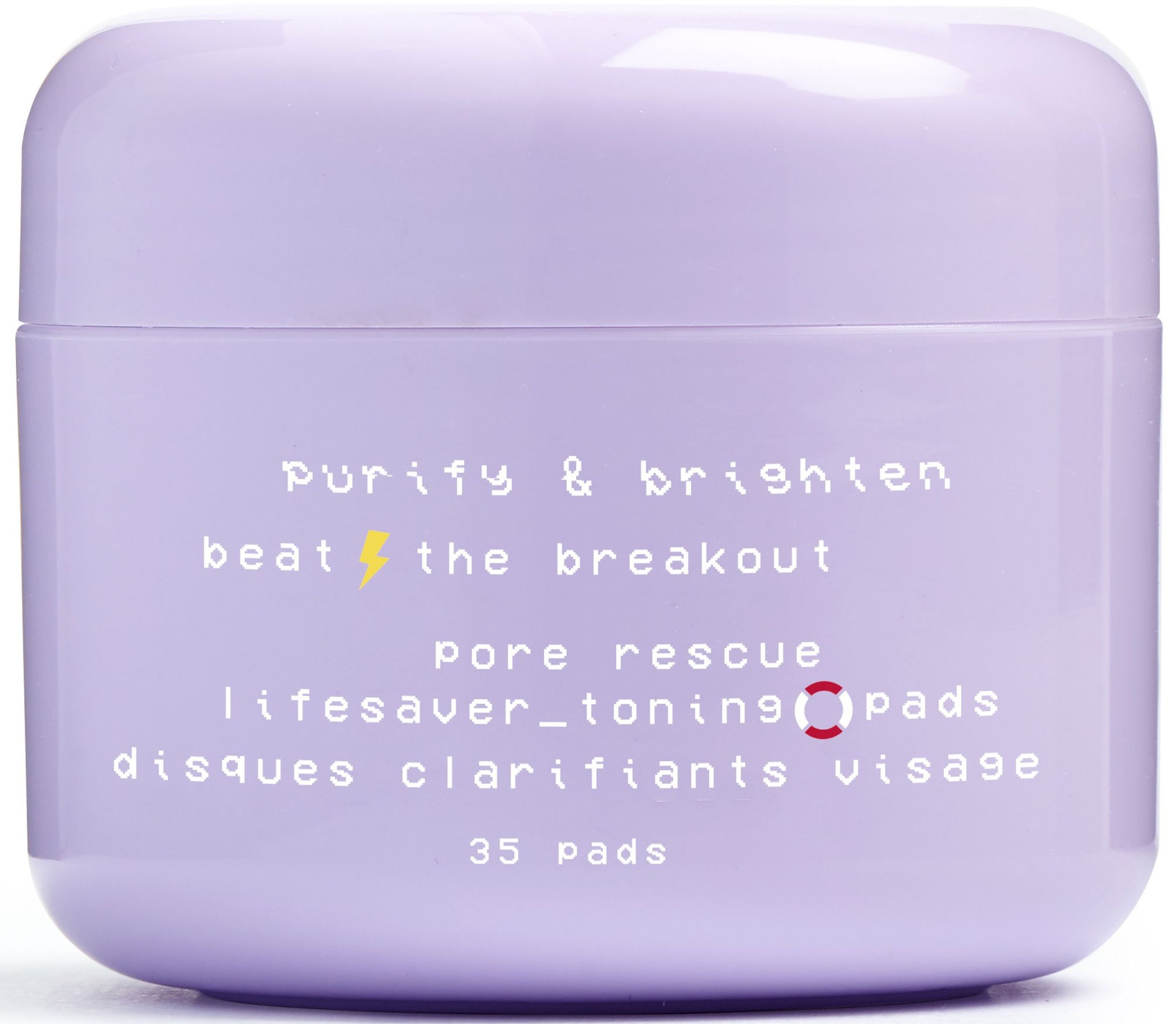 Glow Hub Purify & Brighten Pore Rescue Lifesaver Toning Pads 35 Pads