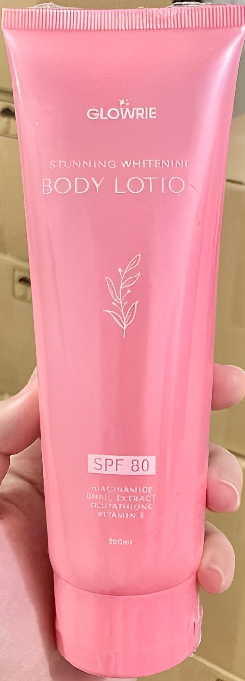 Glowrie Stunning Whitening Body Lotion SPF 80