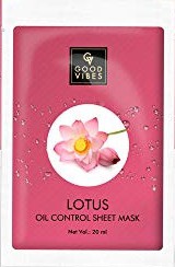 Good Vibes Oil Control Sheet Mask - Lotus