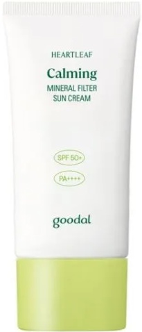 Goodal Heartleaf Calming Mineral Filter Sun Cream