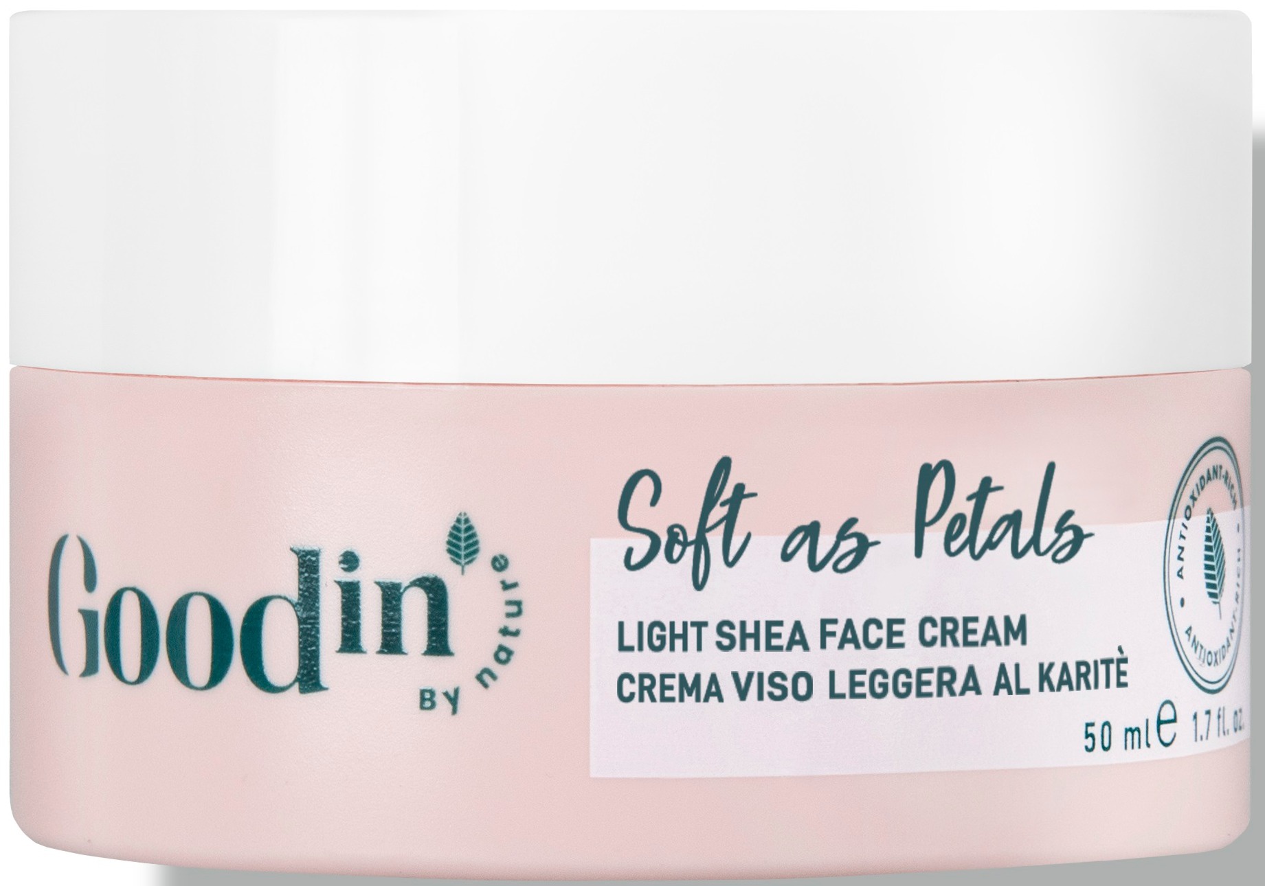 Goodin By Nature Light Shea Face Cream Soft As Petals