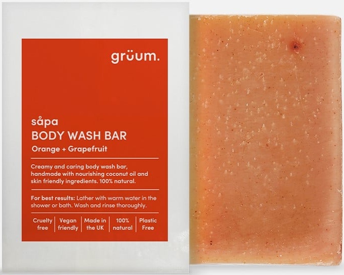 Grüum Såpa Body Bar Orange & Grapefruit