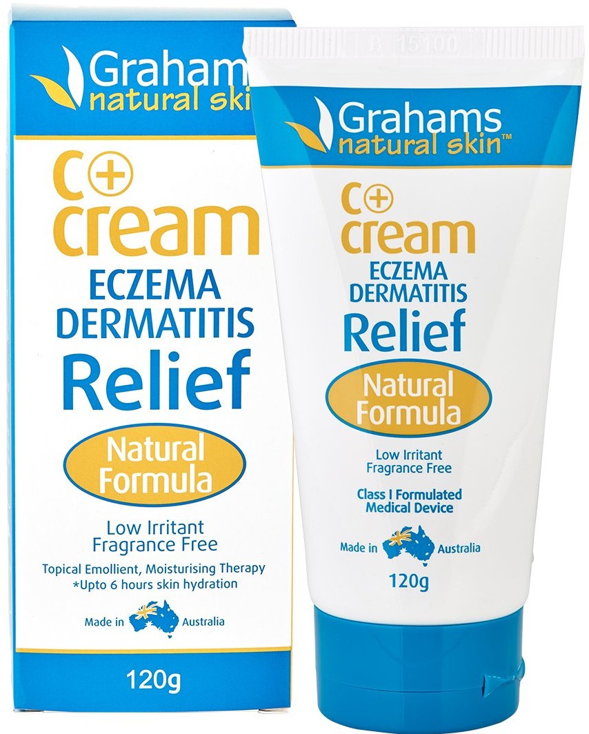 Grahams Natural Skin C+ Cream Eczema Dermatitis Relief