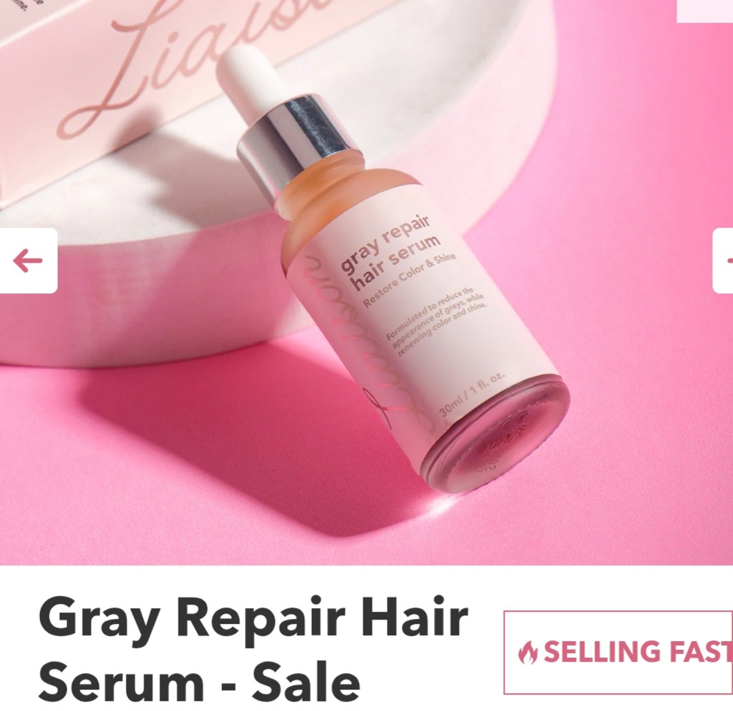Gray repair hair serum Gray