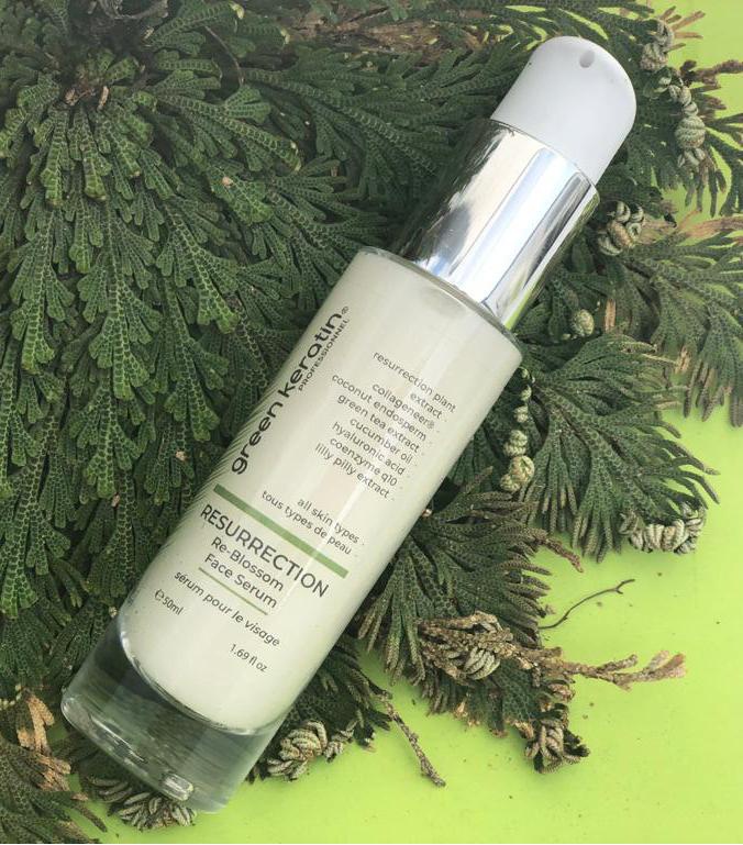 Green Keratin Resurrection Re-Blossom Face Serum