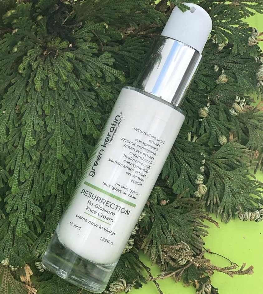 Green Keratin Resurrection Re-blossom Face Cream