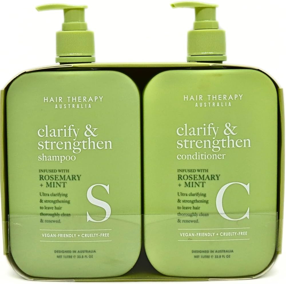 HAIR THERAPY Australia Clarify & Strengthen Shampoo Infused With Rosemary + Mint