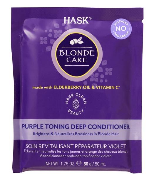 HASK Blonde Care Purple Toning Deep Conditioner
