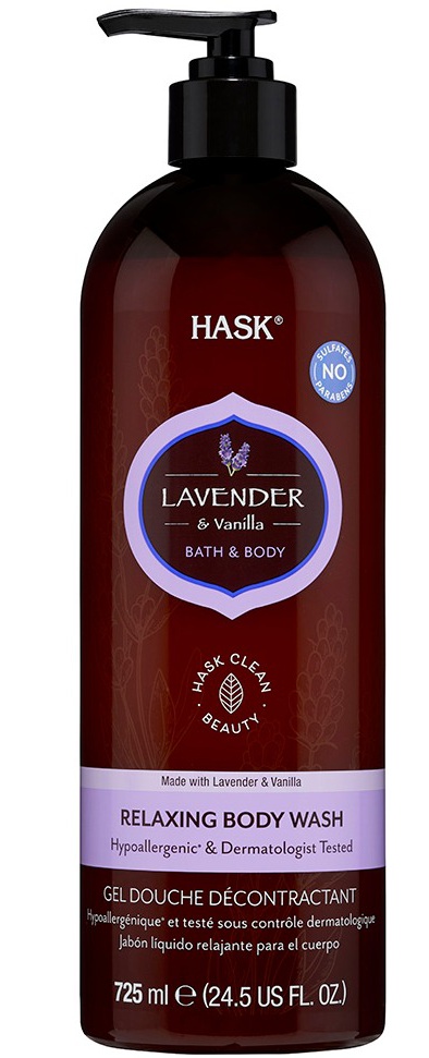 HASK Lavender & Vanilla Relaxing Body Wash