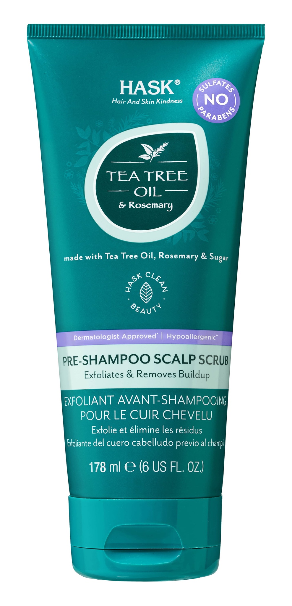 HASK Tea Tree Oil & Rosemary Pre-shampoo Scalp Scrub