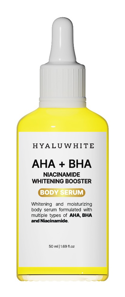 HYALUWHITE AHA + BHA Niacinamide Whitening Booster Body Serum