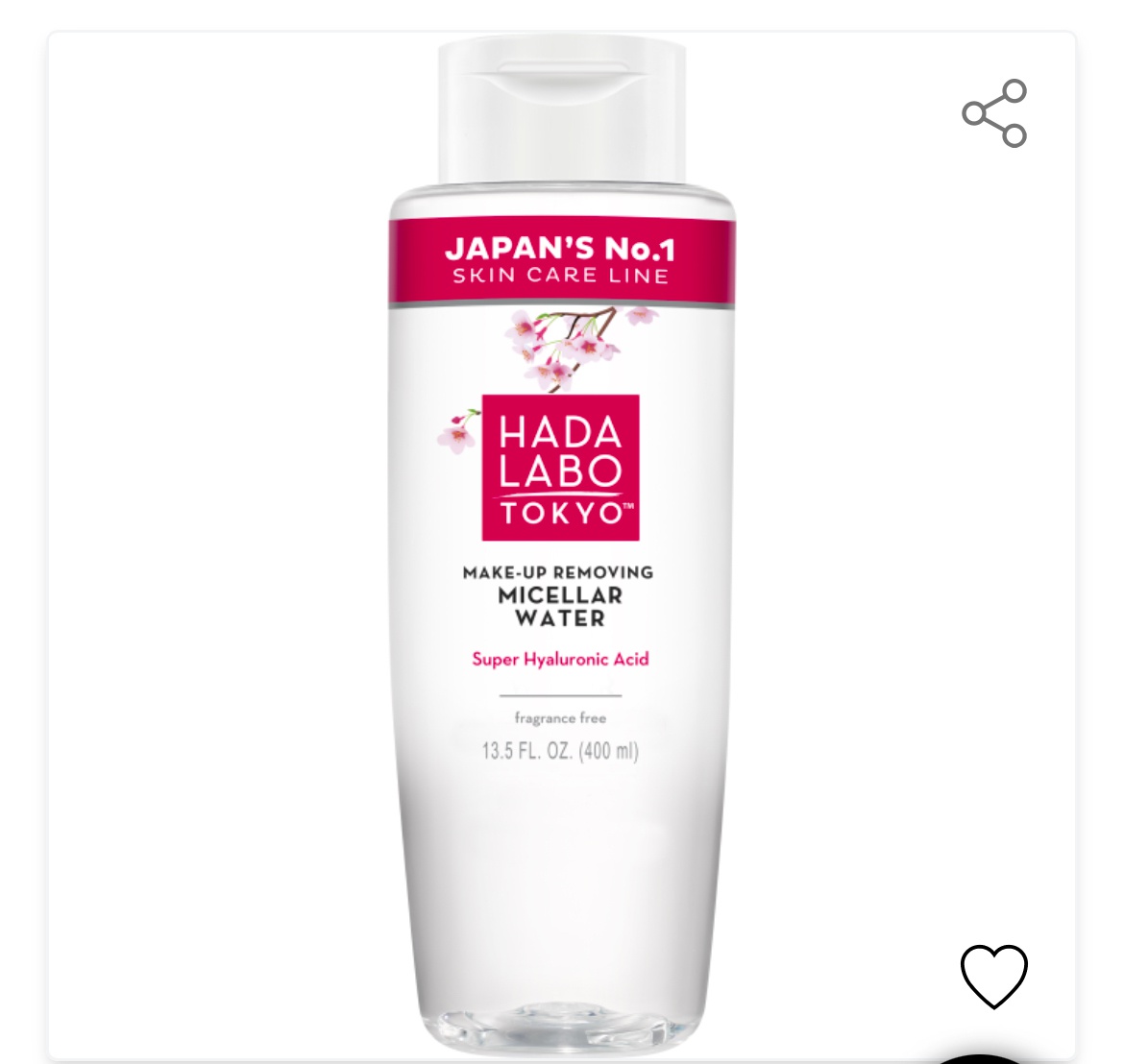 Hada Labo Micellar Water