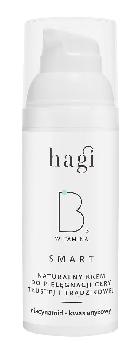 Hagi Smart B, Naturalny Krem Do Pielęgnacji Cery Tłustej I Trądzikowej