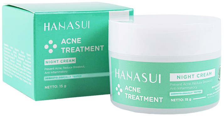 Hanasui Acne Treatment Night Cream